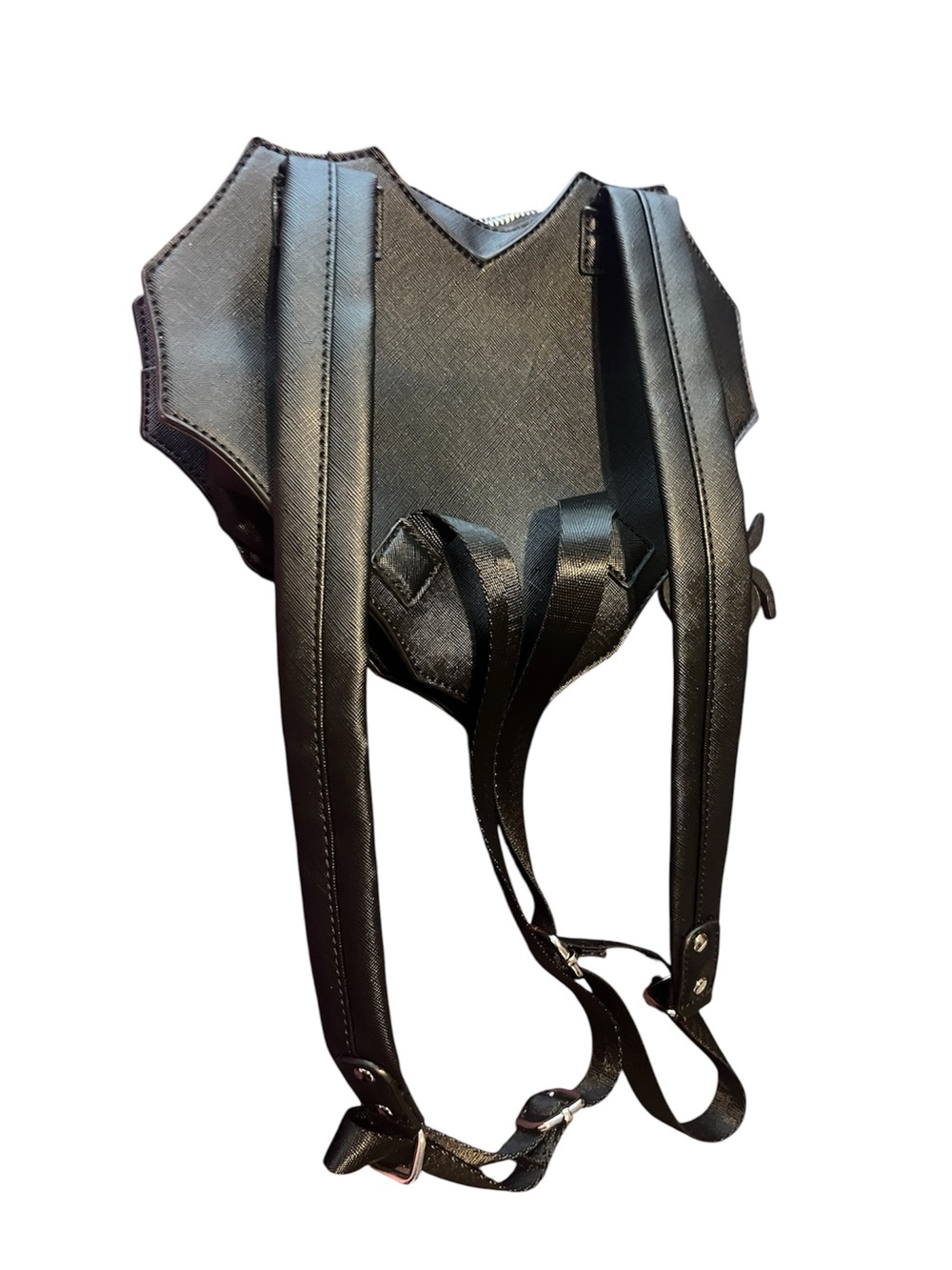 MAD Engine Black Heart Spiderweb Backpack with White Webbing - Picture 3 of 6